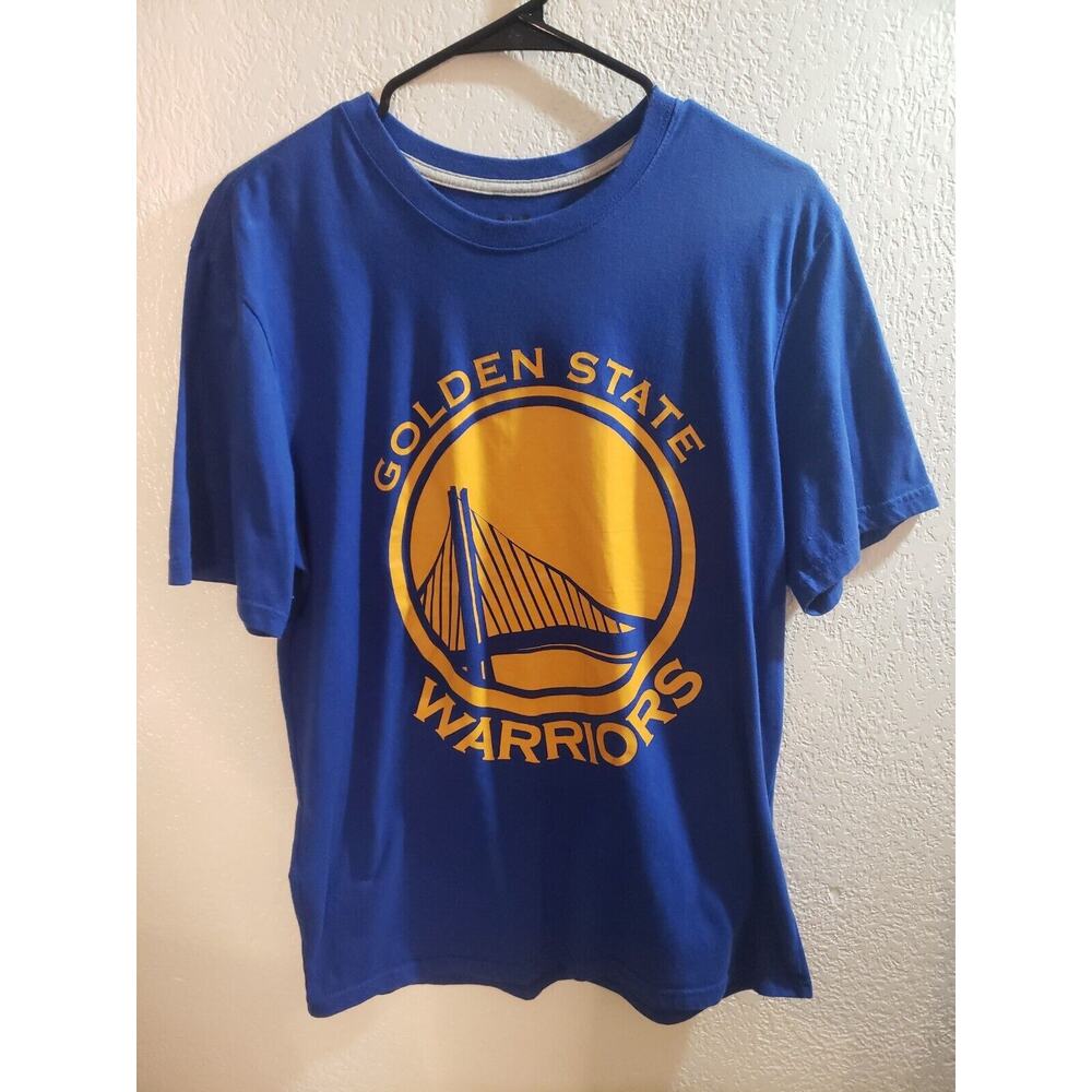 Golden State Warriors NBA U Brand Mens Large Blue Short Sleeve T-Shirt